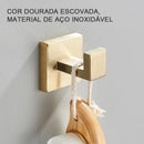 Ganchos de Parede Inox Banheiro Para Toalhas, Bolsas E Roupas