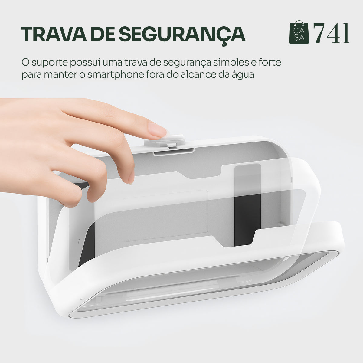 Suporte De Parede Para Celular à Prova D’Água