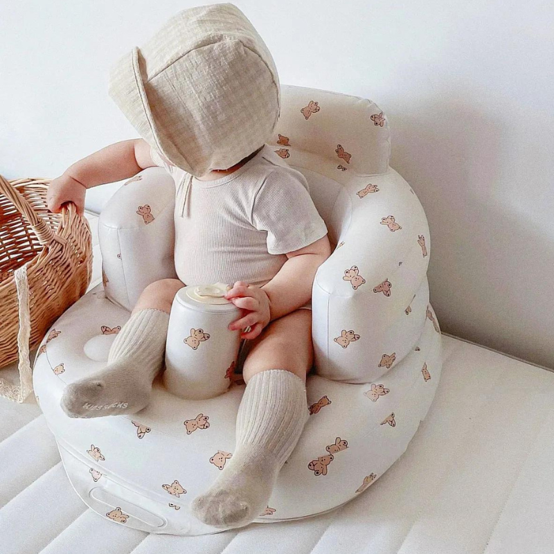 Sofá Inflável Acessório para Bebê Portátil Multifuncional