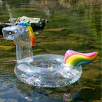 Boia de Unicórnio Brinquedo Para Piscina Infantil