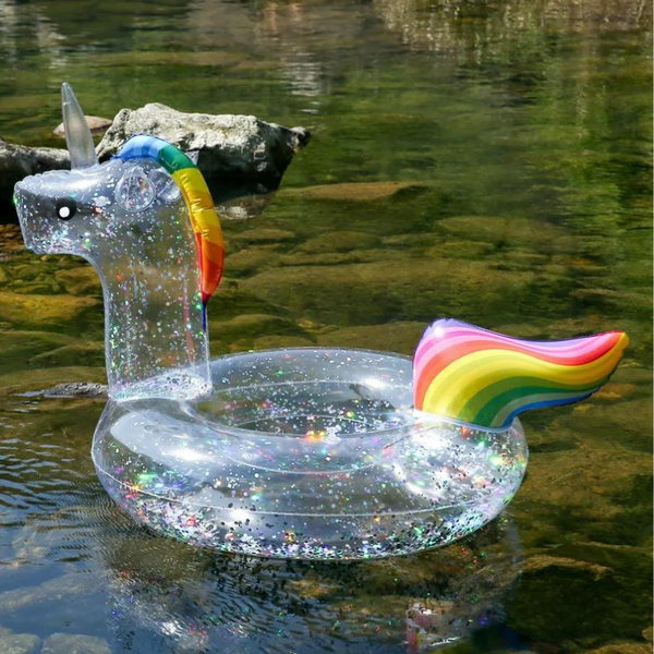 Boia de Unicórnio Brinquedo Para Piscina Infantil