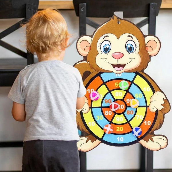 Tiro ao Alvo Infantil Brinquedo Educativo Montessori para Crianças