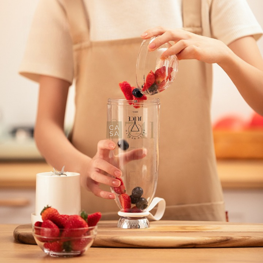 Garrafa Liquidificador Portátil 500ml Sem Fio - Fresh Juice™ Plus