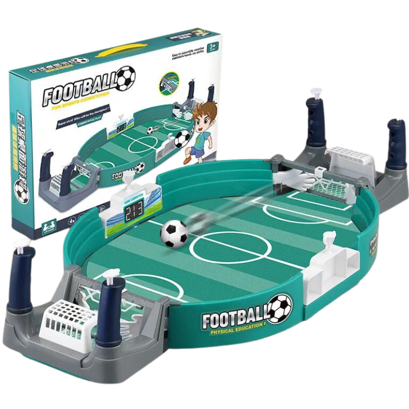 Futebol de Mesa Brinquedo para Criança Portátil 2 em 1