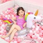 Boia Unicórnio Brinquedo para Piscina Infantil Flutuante