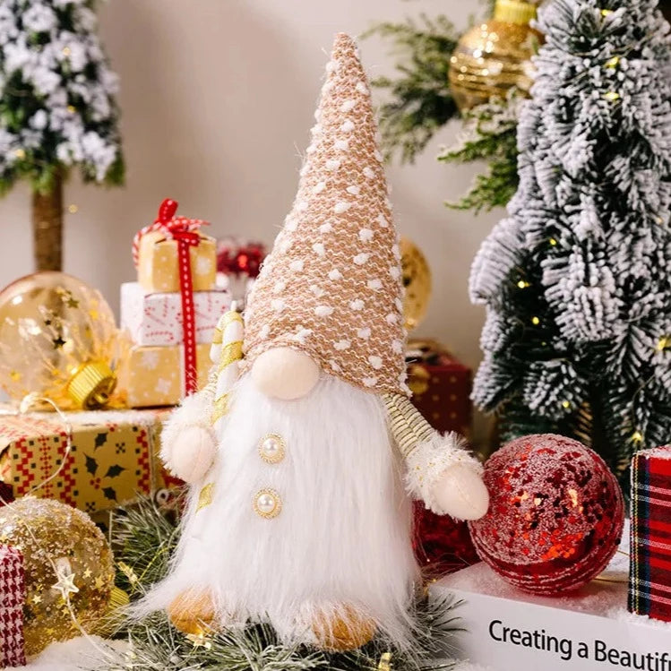 Enfeites Gnomos de Decoração Mesa de Natal