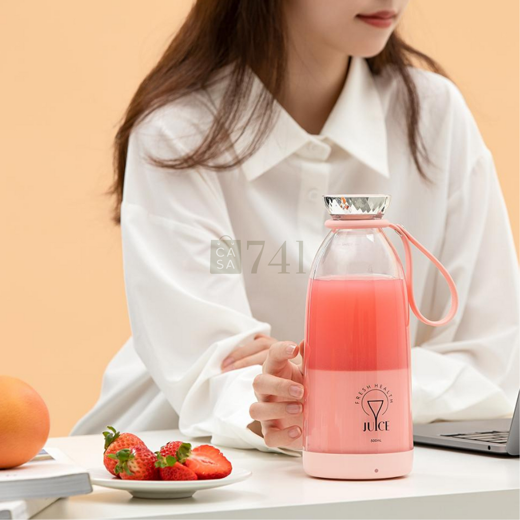 Garrafa Liquidificador Portátil 500ml Sem Fio - Fresh Juice™ Plus