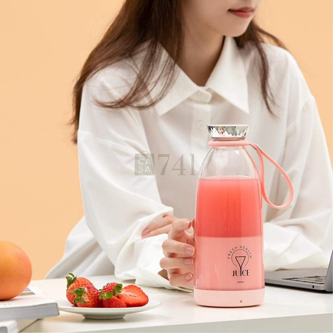 Garrafa Liquidificador Portátil 500ml Sem Fio - Fresh Juice™ Plus