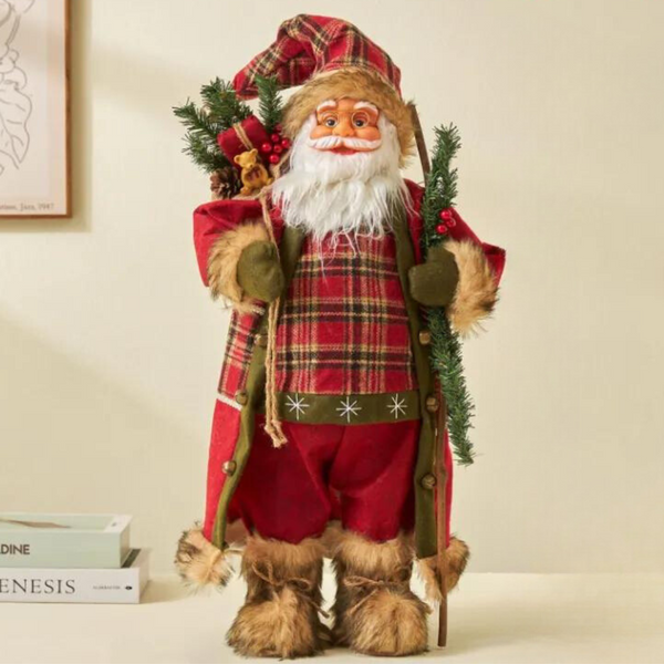 Boneco Papai Noel Enfeites e Decoração de Natal 50 cm