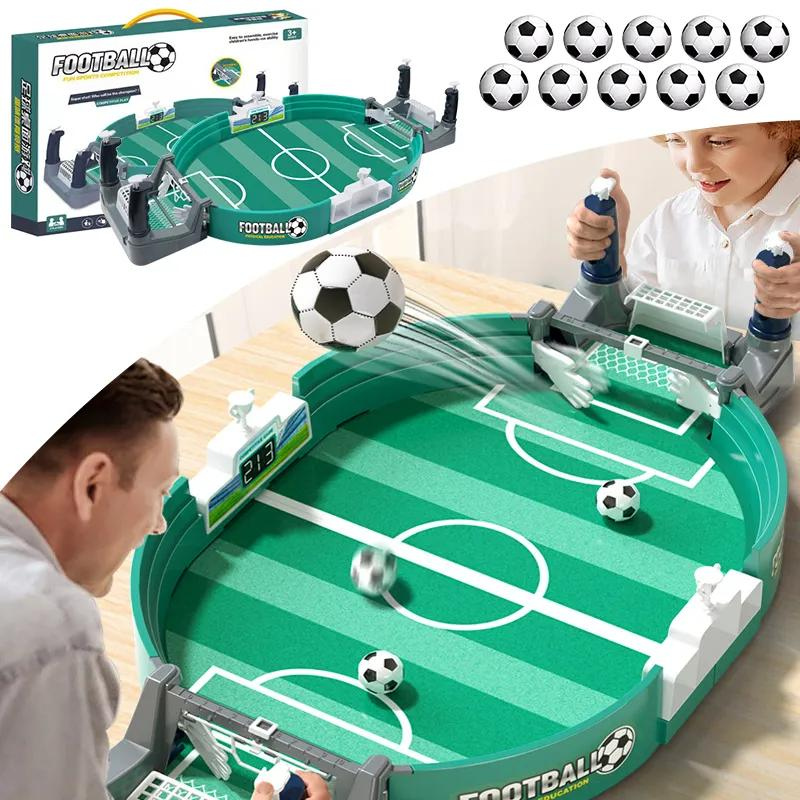 Futebol de Mesa Brinquedo para Criança Portátil 2 em 1