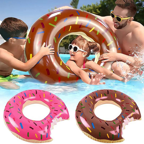 Boia Donut Brinquedo para Piscina Flutuante Adulto e Infantil