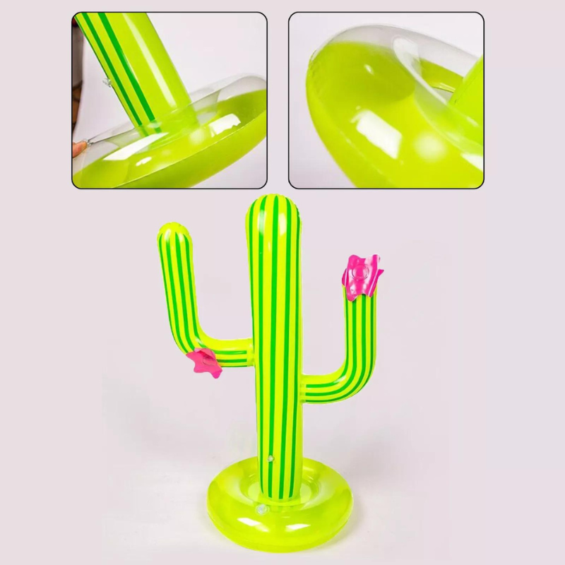Kit Acessórios Brinquedo de Piscina Cacto Flutuante