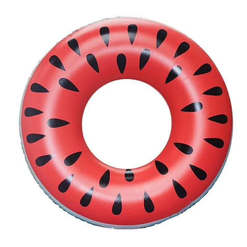 Conjunto 2 Boias Melancia Brinquedo para Piscina Flutuante 90 e 60cm