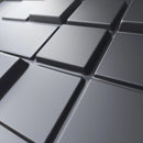 Kit Placas Decorativas Black 3D Revestimento Paredes e Tetos