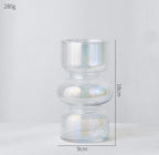 Vaso de Vidro para Flores e Arranjos de Mesa Hidropônico - Vaso de Vidro Nórdico