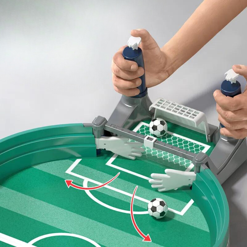 Futebol de Mesa Brinquedo para Criança Portátil 2 em 1