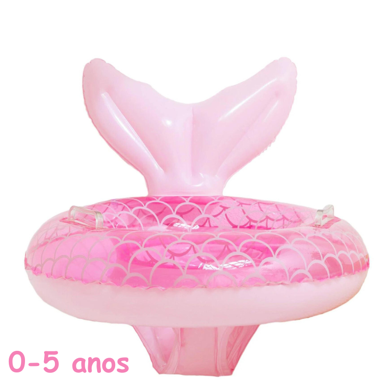 Boia Cauda de Sereia Brinquedo Para Piscina Infantil