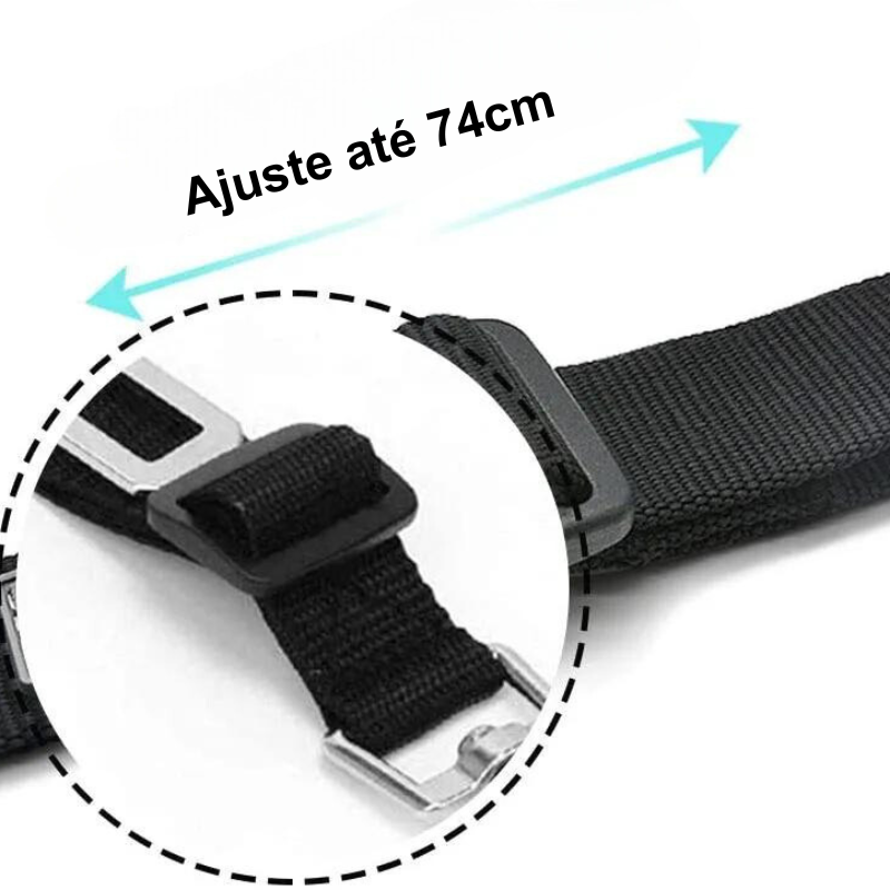 Cinto de Segurança Pet para Carros Ajustável