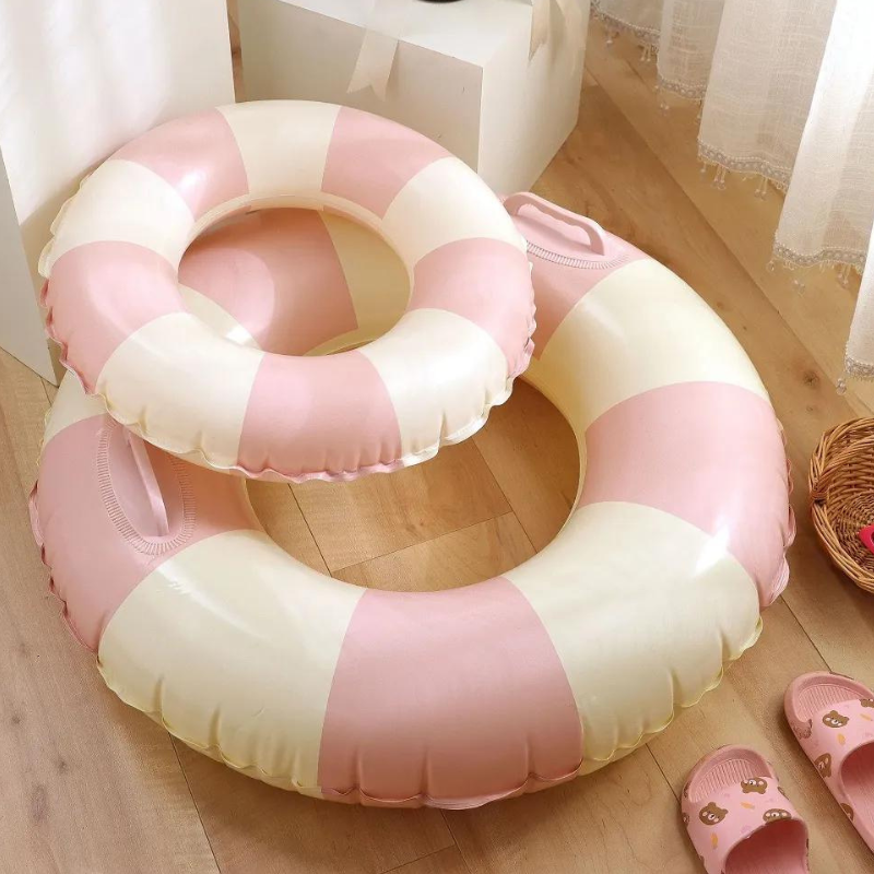 Boia Donut Colorida Brinquedo para Piscina Flutuante