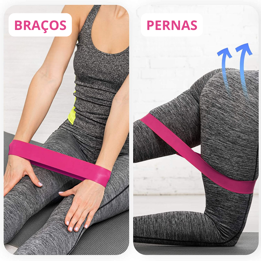 Kit RingPeng 5 Niveis de Força para Treinamento em casa e Yoga [+BRINDE]