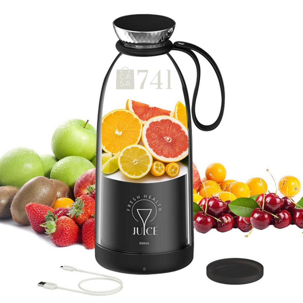 Garrafa Liquidificador Portátil 500ml Sem Fio - Fresh Juice™ Plus