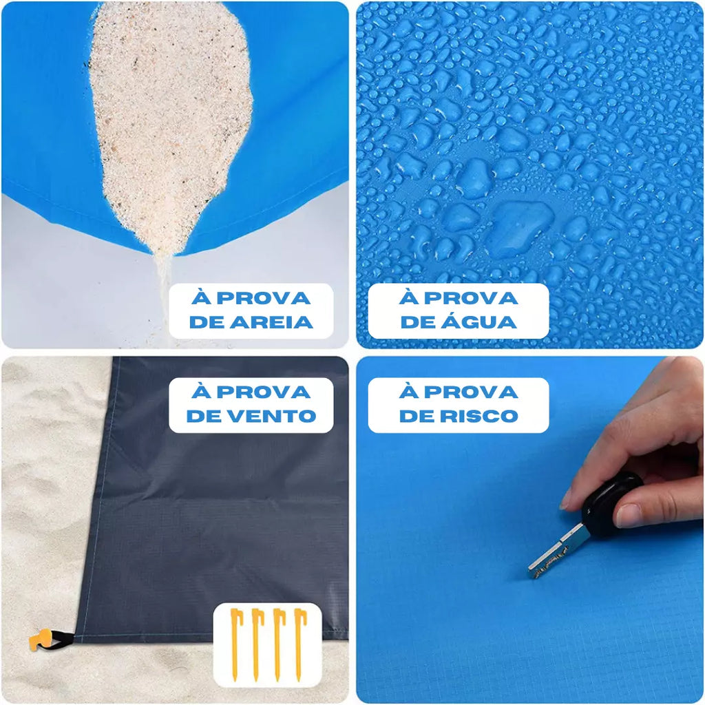 Esteira de Praia 2,10 x 2,00 metros - GOBeach™