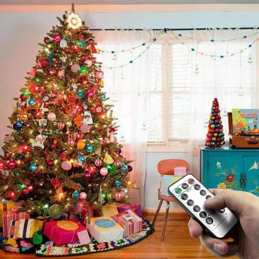 Cordão Pisca Pisca Decoração Arvore de Natal em LED