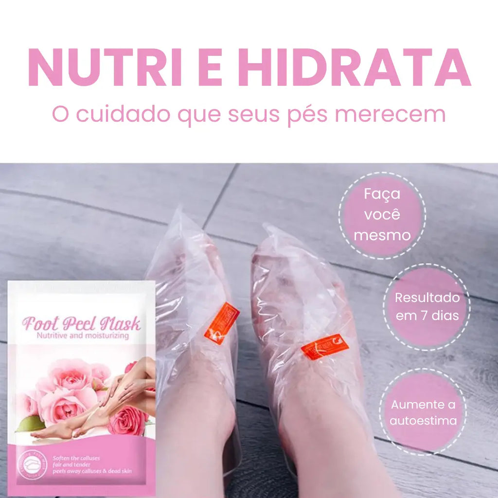 Máscara Peeling Esfoliante para os Pés - Soft Feet