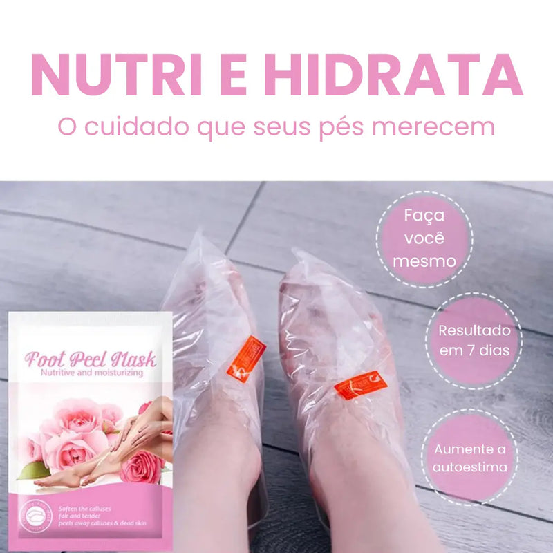 Máscara Peeling Esfoliante para os Pés - Soft Feet
