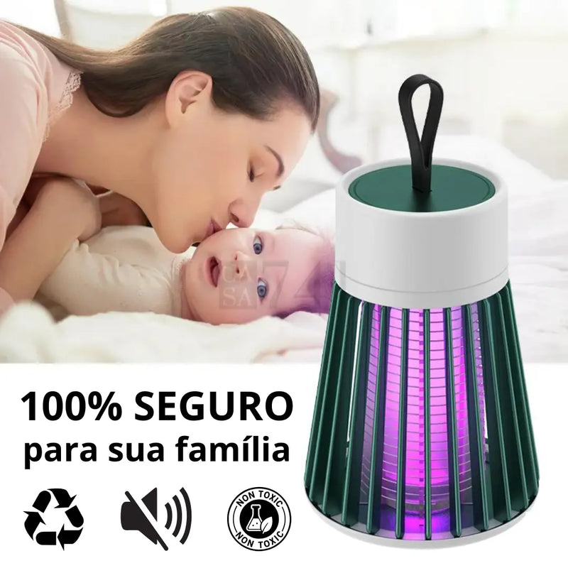 Luminária Mata Mosquito, Inseto e Pernilongo Tecnologia Luz Ultravioleta