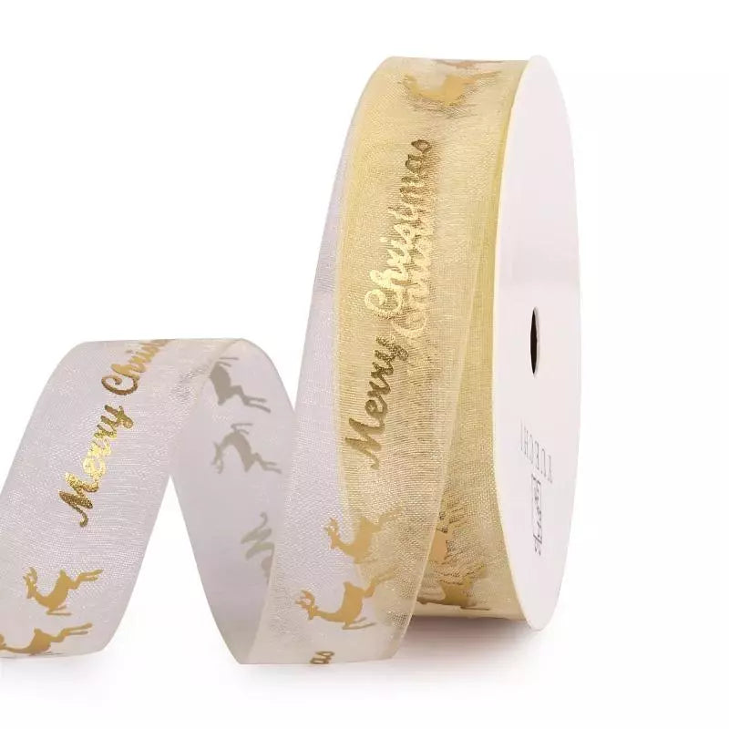 Fita Embrulho Decoração Árvore de Natal Estampas Diversas