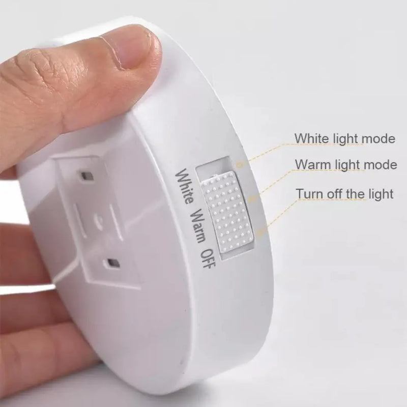 Luminária de Parede LED Sem Fio Sensor de Presença - USB Recarregável