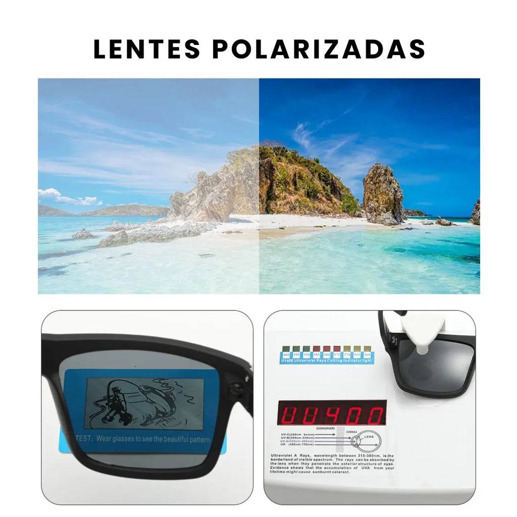 Óculos de Sol Quisviker Esportivo Polarizado UV400 - LEVE 3 PAGUE 2