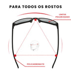 Óculos de Sol Quisviker Esportivo Polarizado UV400 - LEVE 3 PAGUE 2
