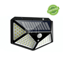 Arandela Refletor Solar LED com Sensor de Presença para Iluminação Externa - SolarEco