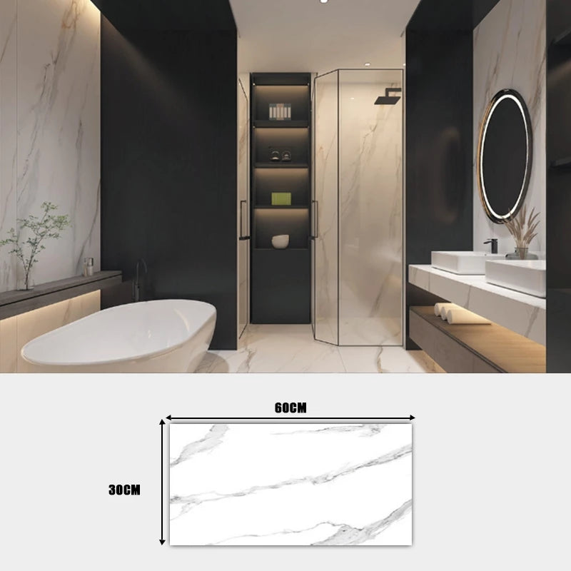 Kit Placa Adesiva 3D Mármore de Parede Relevo Lavável