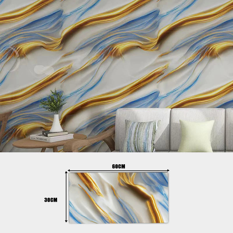 Kit Placa Adesiva 3D Mármore de Parede Relevo Lavável