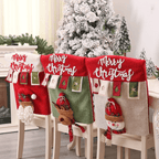 Capas para Cadeira Kit Decoração Mesa Posta de Natal