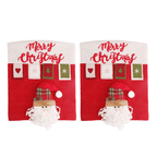 Capas para Cadeira Kit Decoração Mesa Posta de Natal