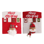 Capas para Cadeira Kit Decoração Mesa Posta de Natal