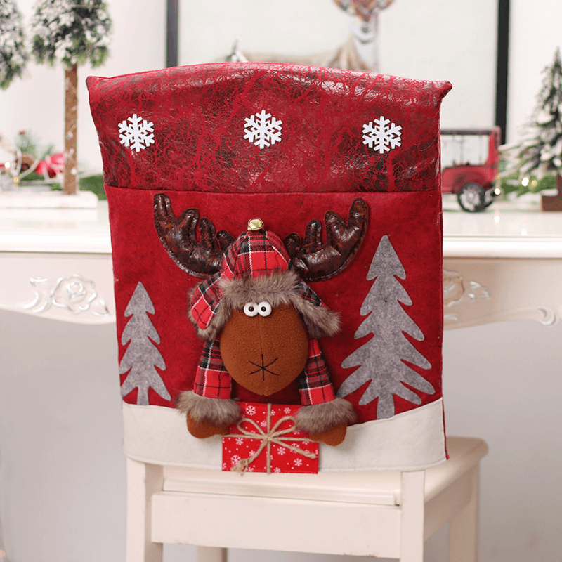 Capas para Cadeira Decoração Mesa Posta de Natal