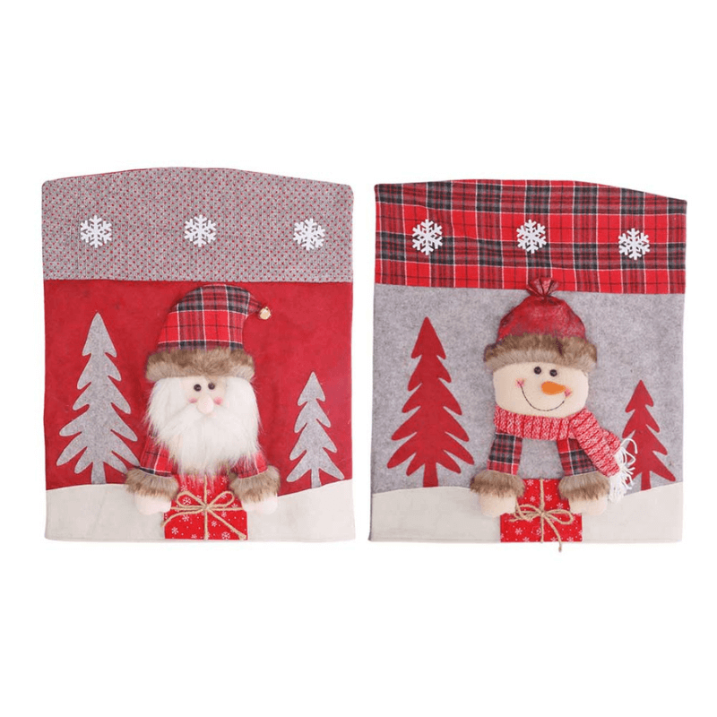 Capas para Cadeira Decoração Mesa Posta de Natal