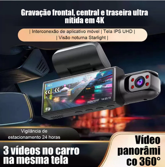 Câmera De Segurança Inteligente - Frete Grátis