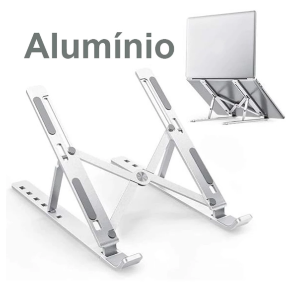 Suporte Ergonômico de Alumínio para Notebook