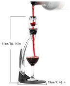 Aerador de Vinho Lorben LuxTower – Decanter com Suporte Elegante