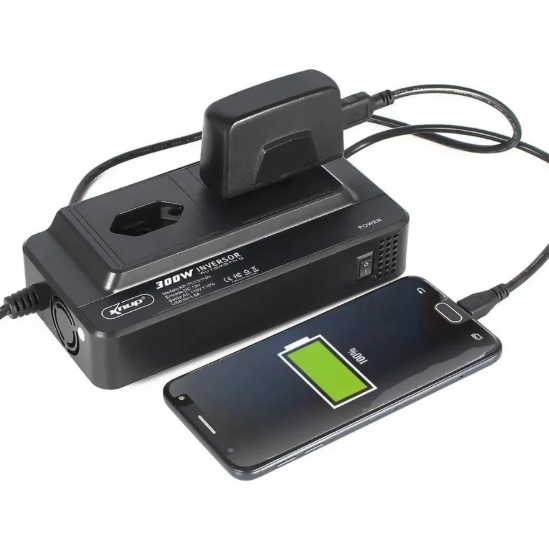 Inversor Automotivo Digital 12V para Tomadas 110V/220V