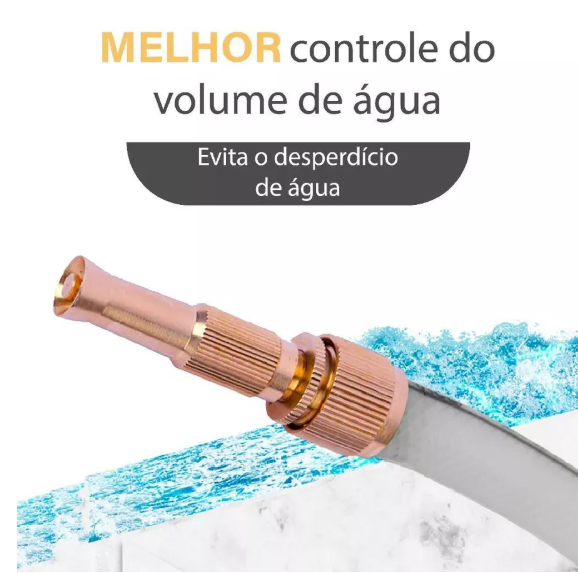 Kit de Irrigação em Cobre para Mangueiras - Frete Grátis