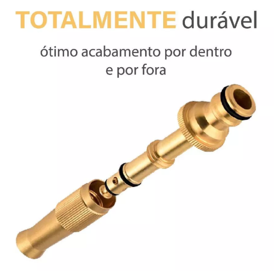 Kit de Irrigação em Cobre para Mangueiras - Frete Grátis