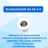 Bloqueador de Ar para Hidrômetro - Frete Grátis