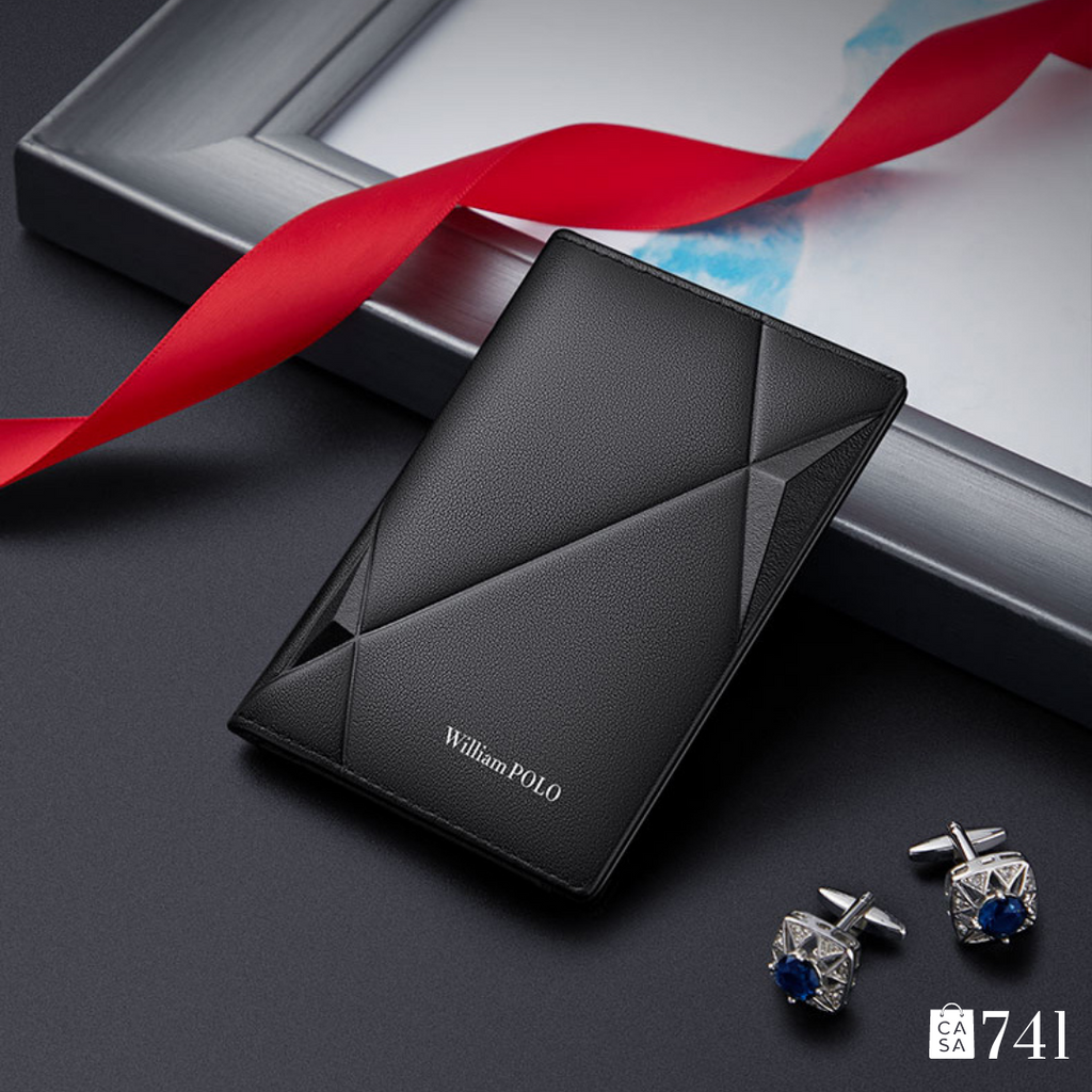 Carteira Slim Anti Furto Masculina William Polo Premium